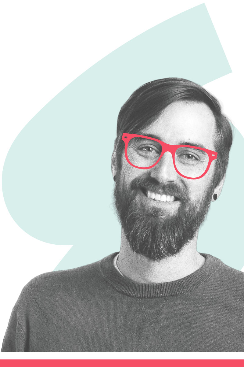 WWP headshot with pink glasses